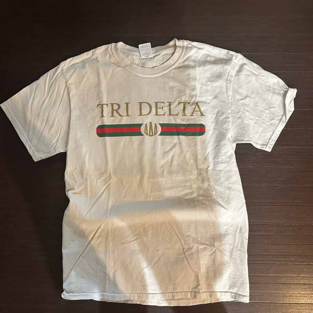 Tri Delta Gucci Beige Logo Sweatshirt